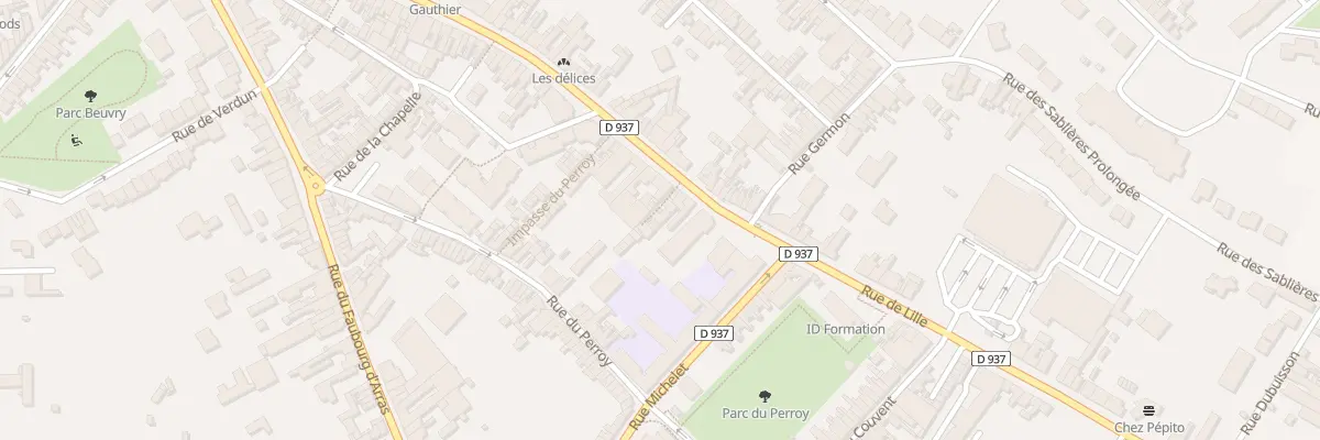 Plan du 412C Rue de Lille à Béthune
