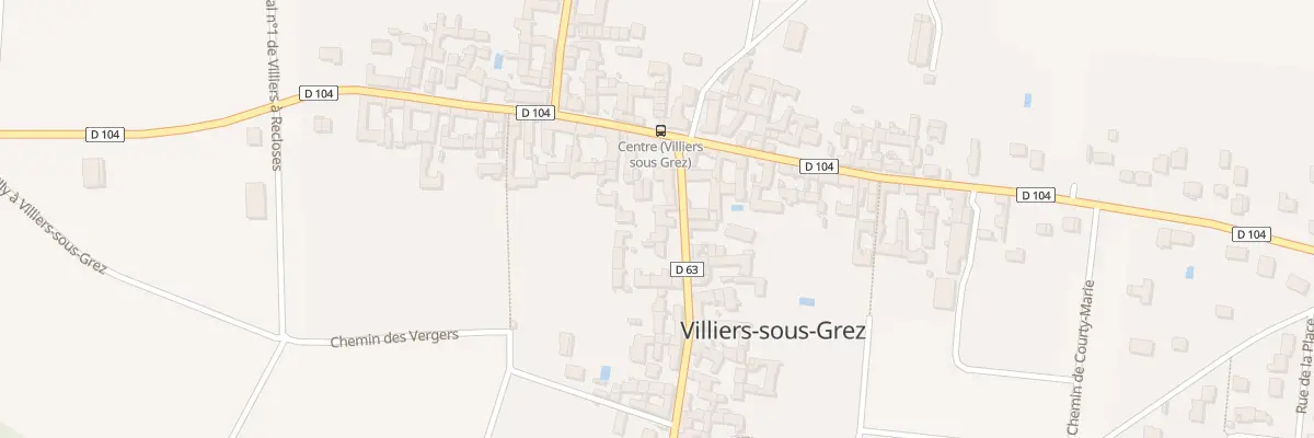 Plan du 4 Rue de l’Eglise à Villiers-sous-Grez