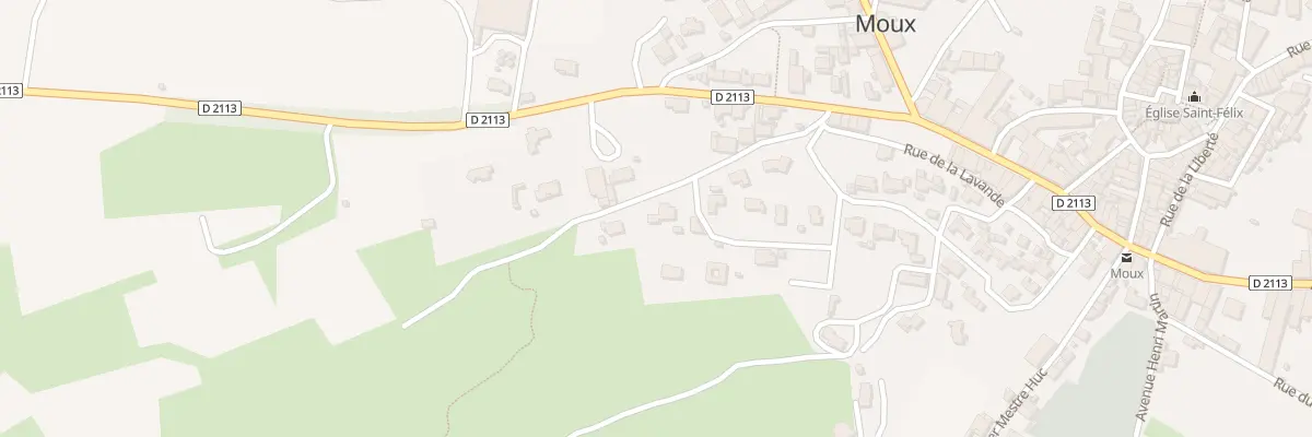 Plan du 294 Che du Col de Portes à Moux
