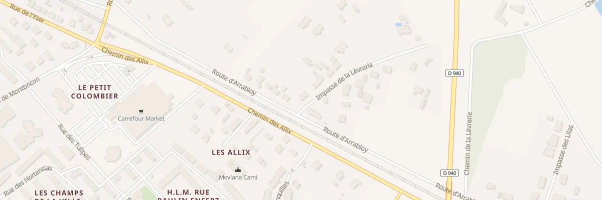 Plan du 1 Che de la Lévrerie à Gien