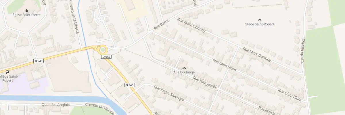 Plan du 9 Rue Jean Jaures à Merville