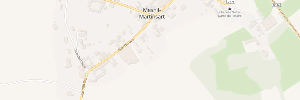 Plan du 9B Rue d’En Bas à Mesnil-Martinsart