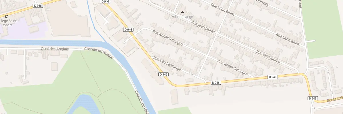 Plan du 9 Rue Leo Lagrange à Merville