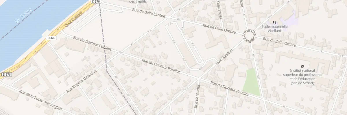 Plan du 62 Rue du Docteur Pouillot à Melun