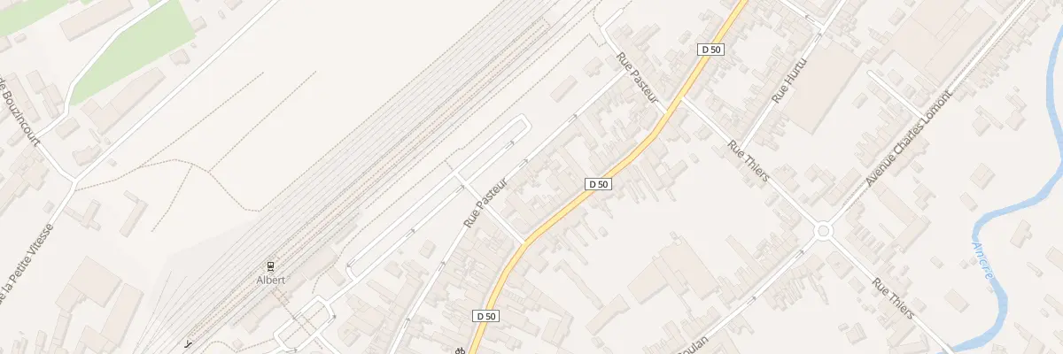 Plan du 62 Rue Pasteur à Albert
