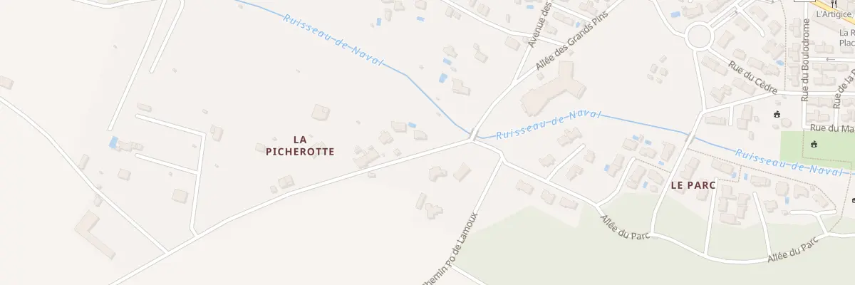 Plan du 6020 La Picherotte à La Redorte