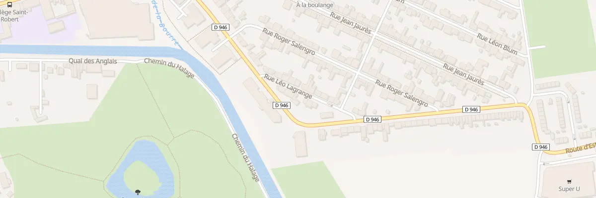 Plan du 43 Rte d’Estaires à Merville