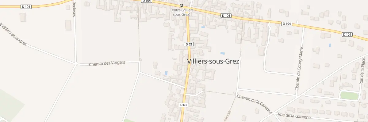 Plan du 16 Rue de l’Eglise à Villiers-sous-Grez