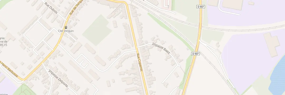 Plan du 1219 Rue Copernic à Béthune