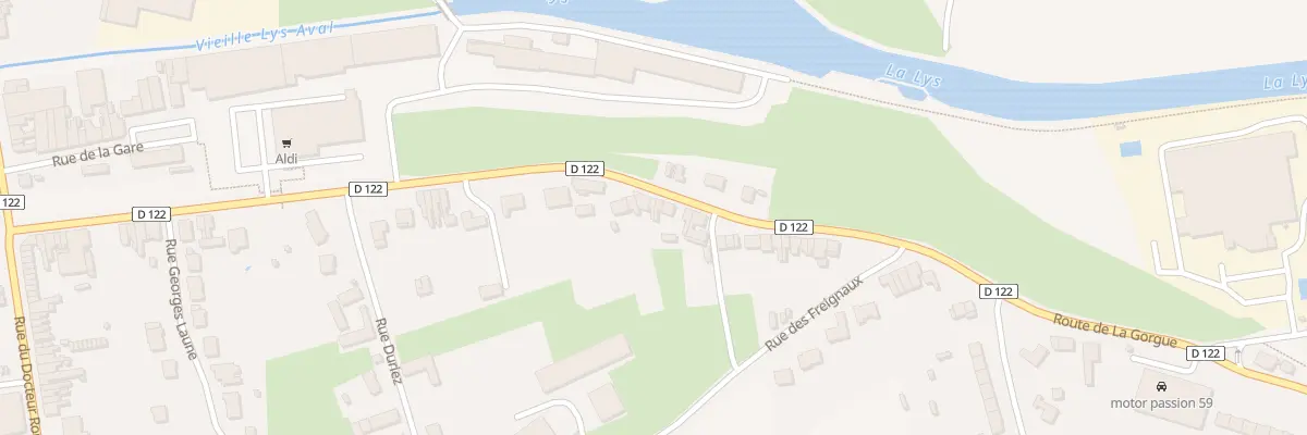 Plan du 66 Rue de la Gorgue à Merville