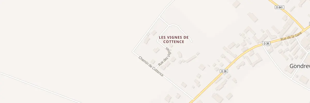 Plan du 5 Les Vignes de Cottence à Gondreville
