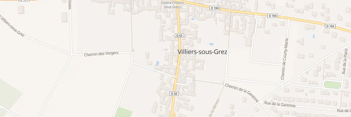 Plan du 18 Rue de l’Eglise à Villiers-sous-Grez
