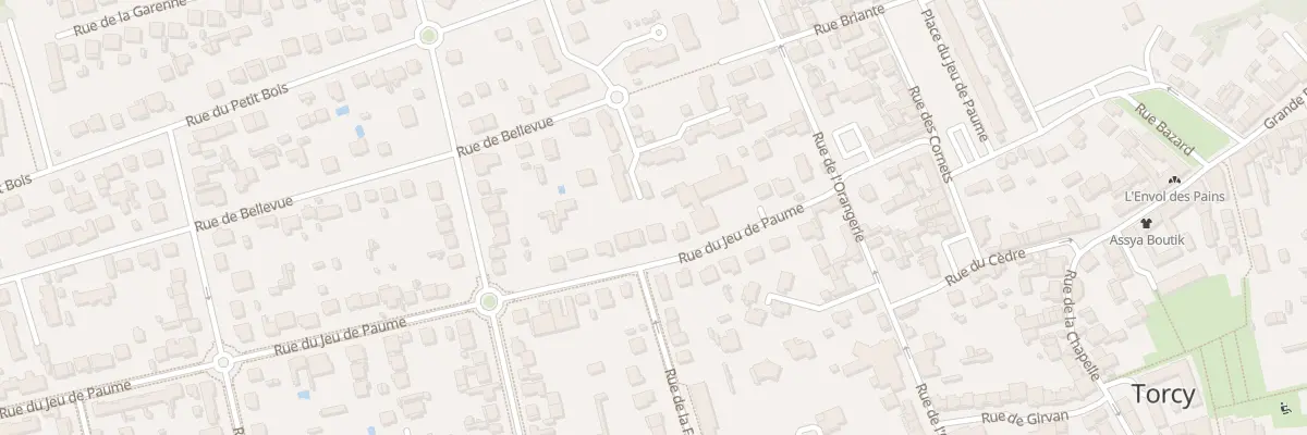 Plan du 12 Rue du Jeu de Paume à Torcy