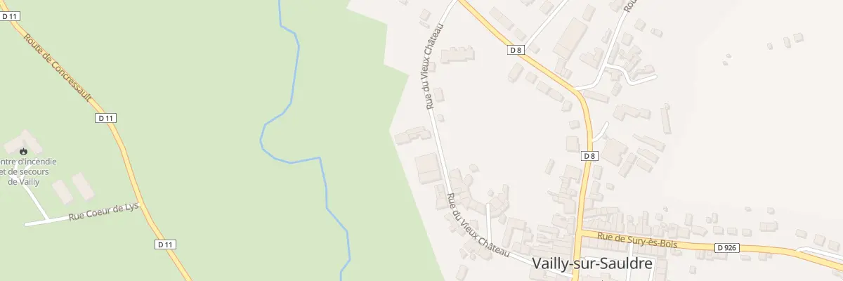 Plan du 27 Rue du Vieux Chateau à Vailly-sur-Sauldre