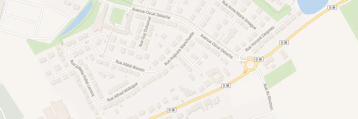 Plan du 2 Rue Henri Dehaine à Merville