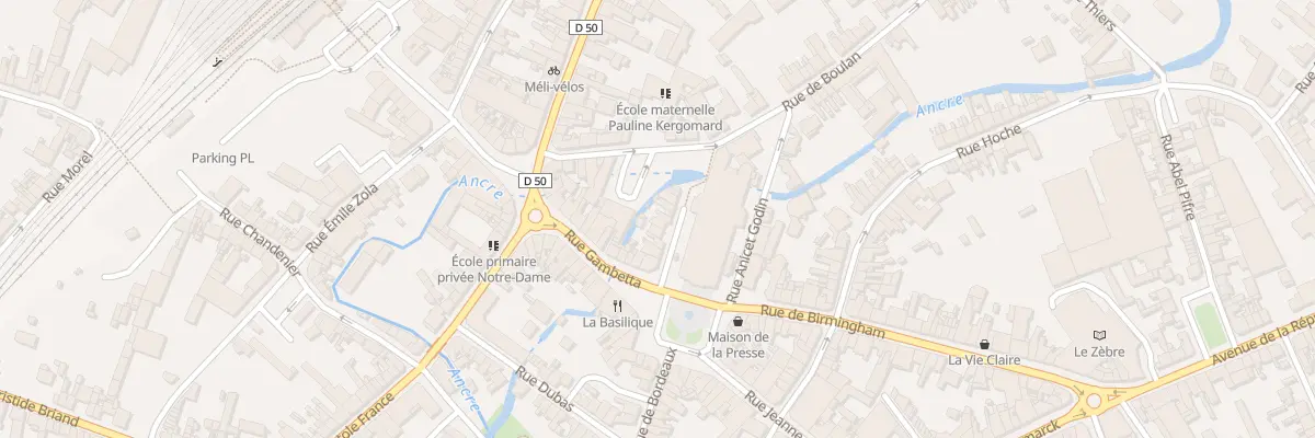 Plan du 9 Rue Dumont à Albert