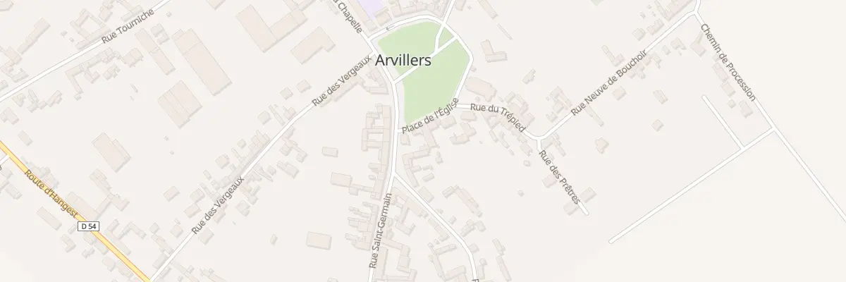 Plan du 14 Pl de l’Eglise à Arvillers