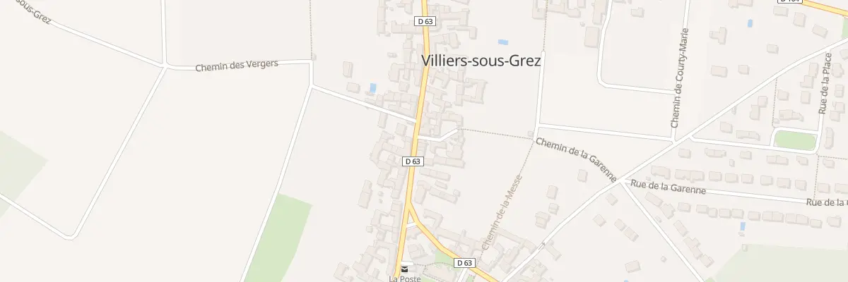 Plan du 39 Rue de l’Eglise à Villiers-sous-Grez