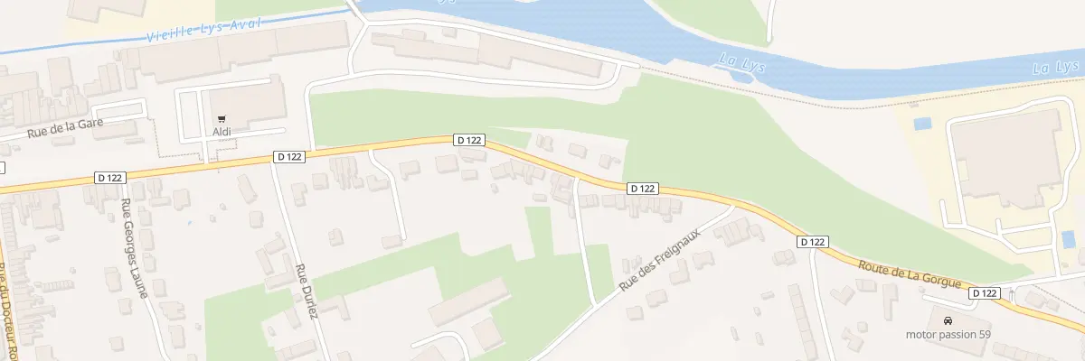Plan du 70 Rue de la Gorgue à Merville