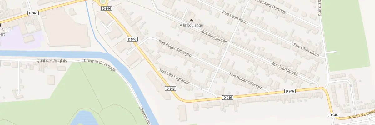 Plan du 18 Rue Roger Salengro à Merville