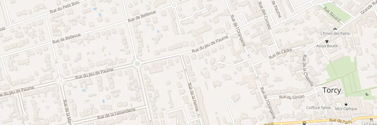 Plan du 15 Rue du Jeu de Paume à Torcy