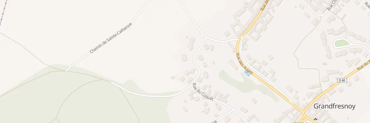 Plan du 305 Rue du Coquet à Grandfresnoy