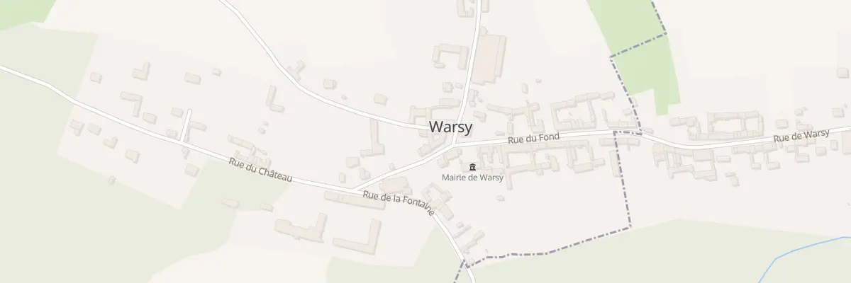 Plan du 2 Rue du Chateau à Warsy