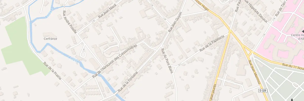 Plan du 1 Rue de l’Abr des Cressonnieres à Albert
