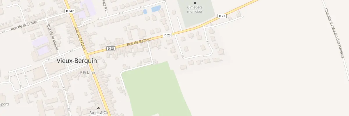 Plan du 3 All de la Petite Chapelle à Vieux-Berquin