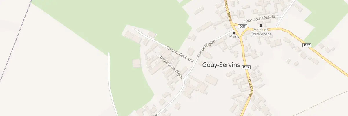 Plan du 4 Imp de l’Eglise à Gouy-Servins
