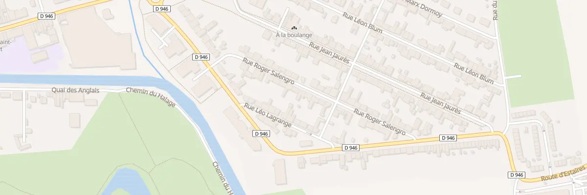 Plan du 20 Rue Roger Salengro à Merville