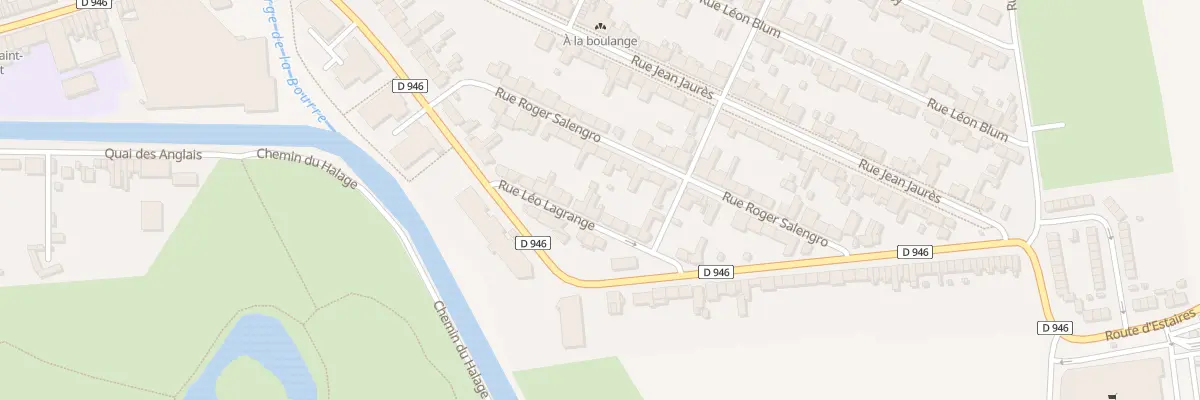 Plan du 15 Rue Leo Lagrange à Merville