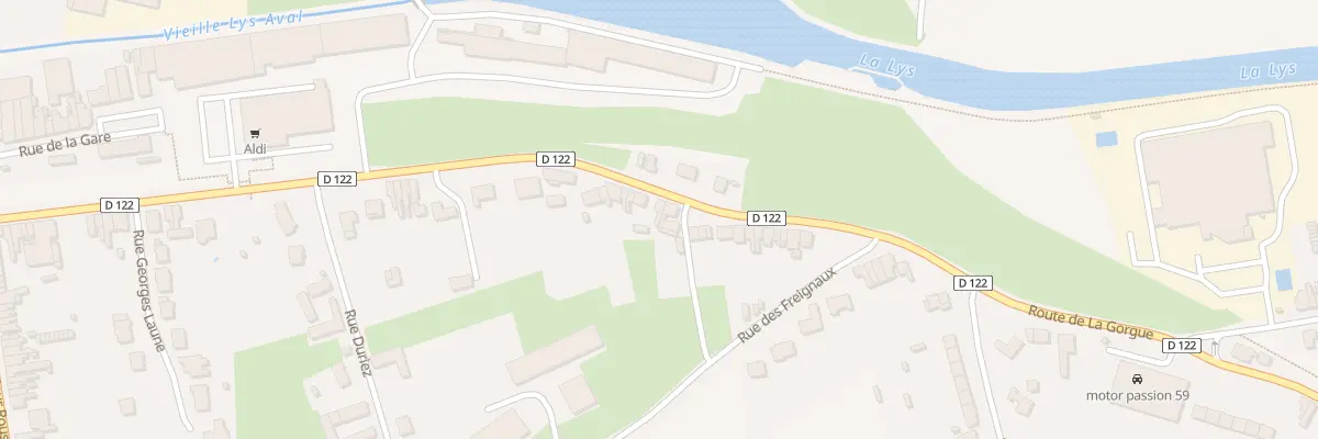 Plan du 72 Rue de la Gorgue à Merville