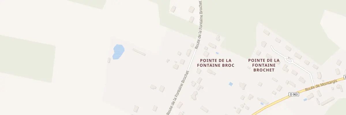 Plan du 43 Rte de la Fontaine Brochet à Chevillon-sur-Huillard