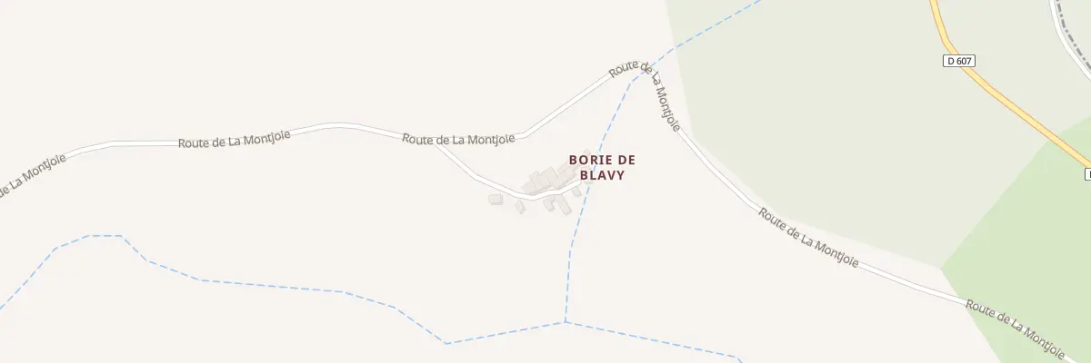 Plan du 131 Che de La Borie de Blavy à Lacapelle-Escroux