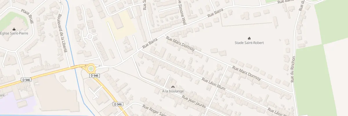Plan du 13 Rue Leon Blum à Merville
