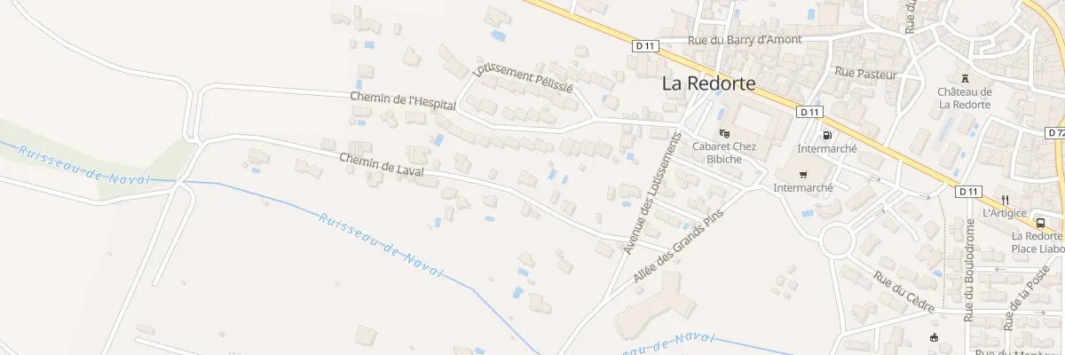Plan du 13 Che de Laval à La Redorte