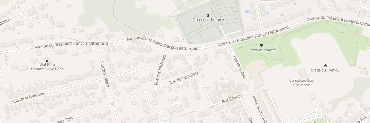 Plan du 43 Rue de l’Orangerie à Torcy