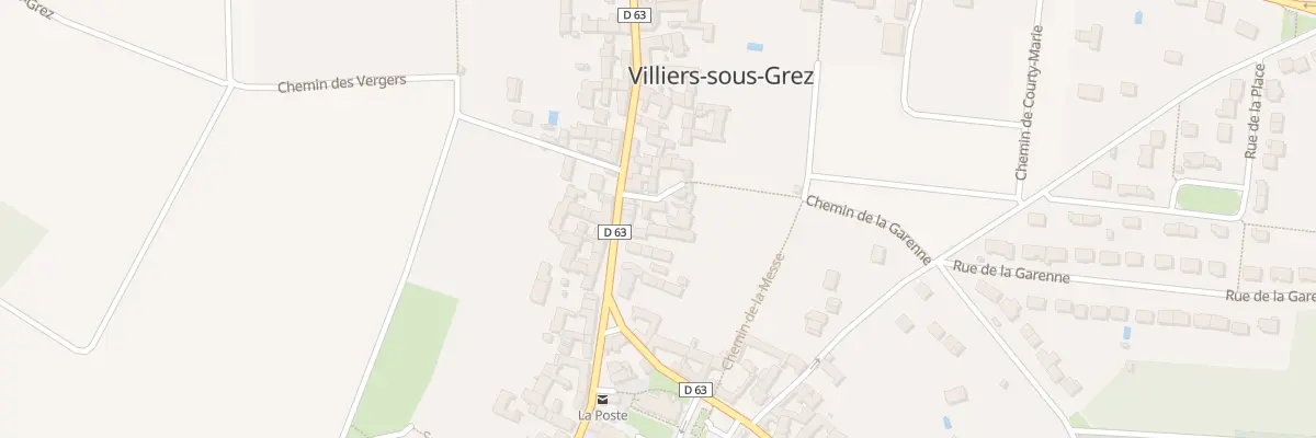 Plan du 37 Rue de l’Eglise à Villiers-sous-Grez