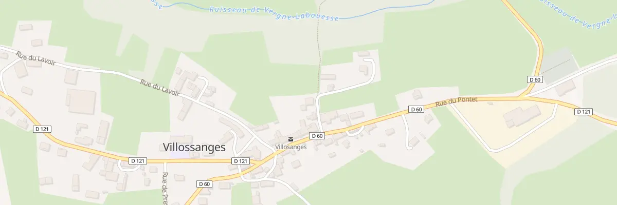 Plan du 7 Imp des Garennes à Villossanges