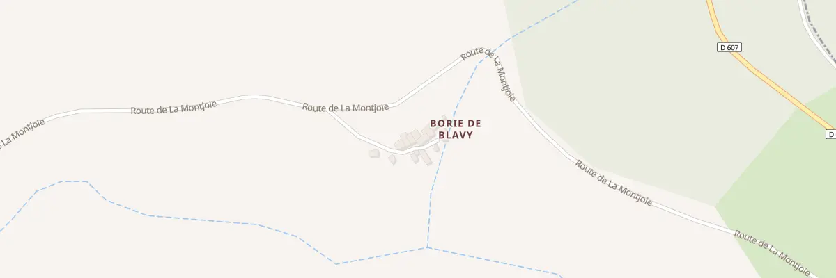 Plan du 5060 Borie de Blavy à Lacapelle-Escroux