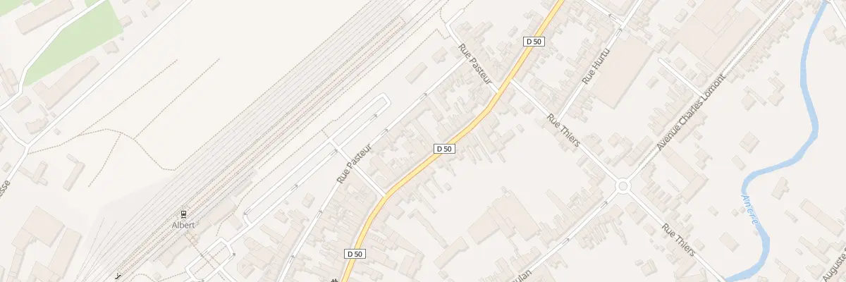 Plan du 25 Rue Félix Faure à Albert