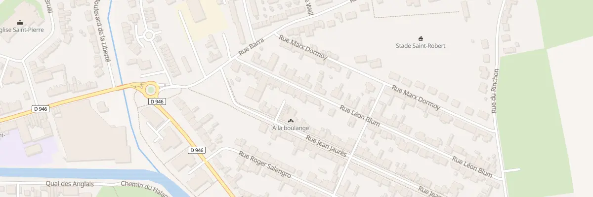 Plan du 20 Rue Leon Blum à Merville