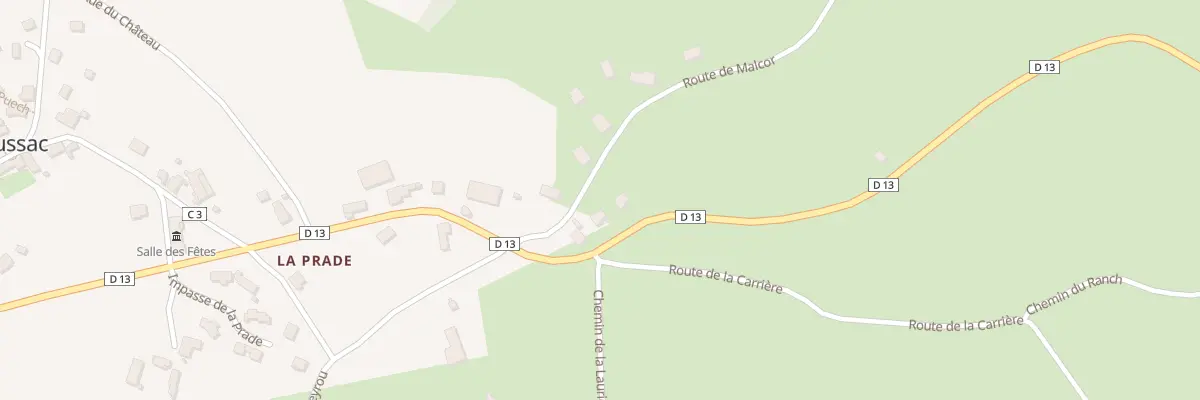 Plan du 5361 Le Pastural de Rot à Taussac