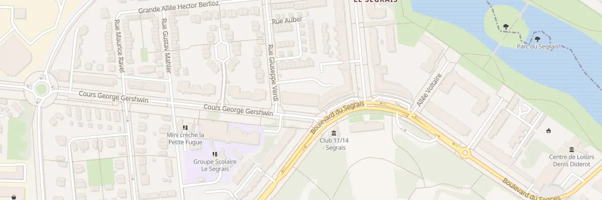 Plan du 13 Rue Giuseppe Verdi à Lognes