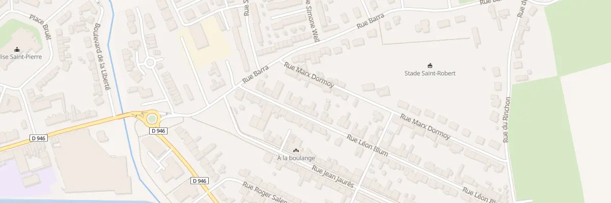 Plan du 15 Rue Leon Blum à Merville
