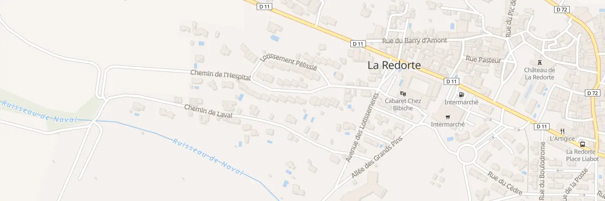 Plan du 38 Lot Pelissee à La Redorte