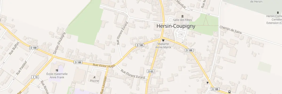 Plan du 7 Rue Victor Hugo à Hersin-Coupigny