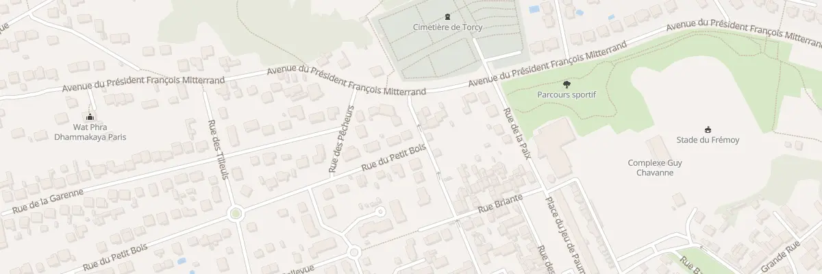 Plan du 2 Rue du Petit Bois à Torcy