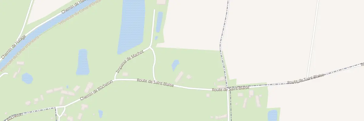 Plan du 54 Rte de Saint-Blaise à Saint-Maurice-sur-Fessard